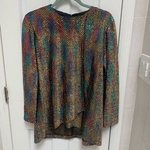 Gold multicolor shirt